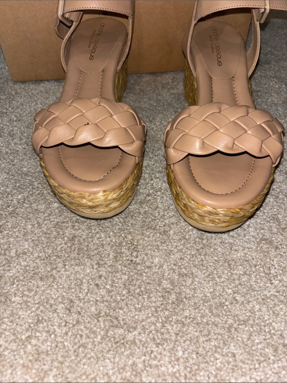 André Assous size 6.5 Celilia Espadrilles MINT ! In box